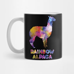 Alpaca rainbow - colorful llama - animals lover - kawaii cute gift Mug